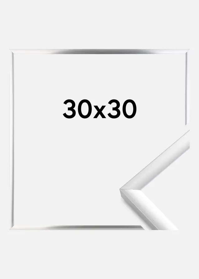 Moldura New Lifestyle Prateado 30x30 cm