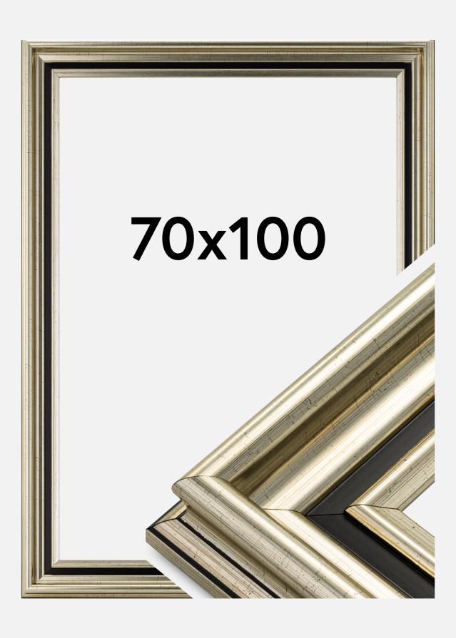 Moldura Gysinge Premium Prateado 70x100 cm