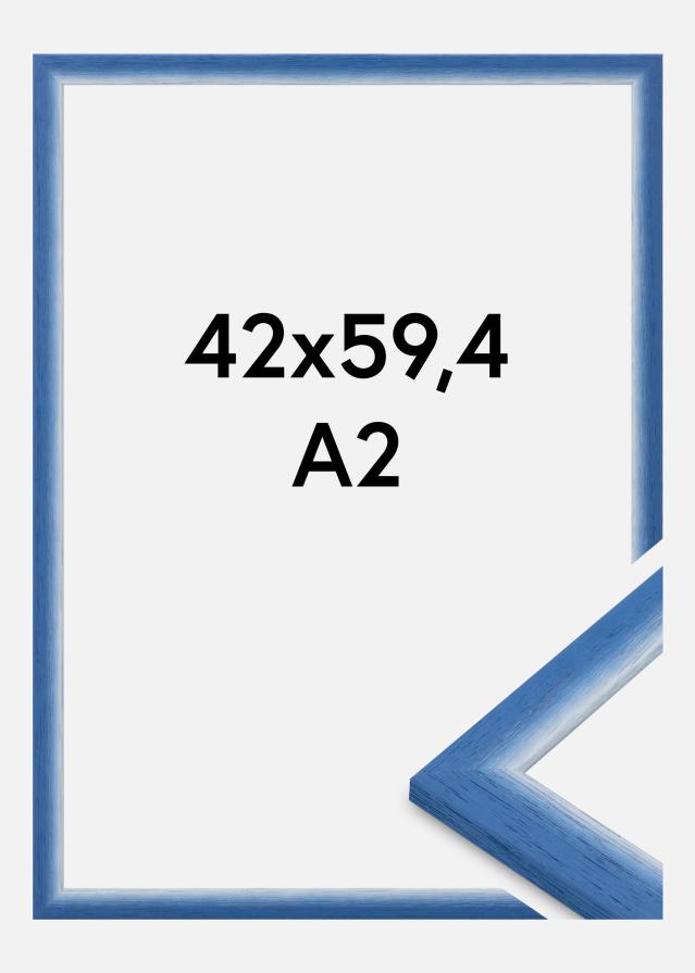 Moldura Cornwall Vidro acrílico Azul 42x59,4 cm (A2)