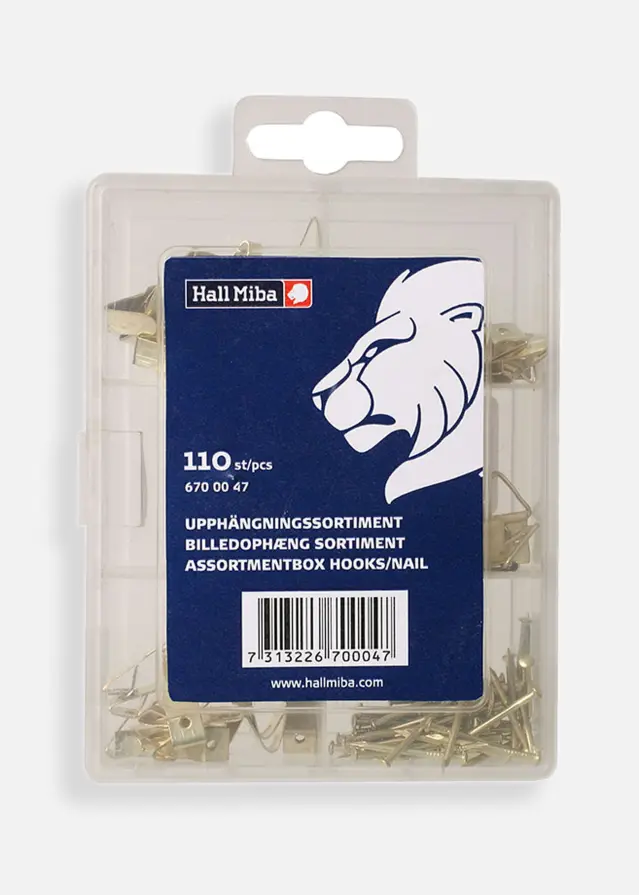 Conjunto para pendurar quadros 110 peças