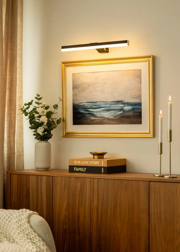 KAILA Glow Iluminação para Quadros a Pilhas 55 cm - Preto