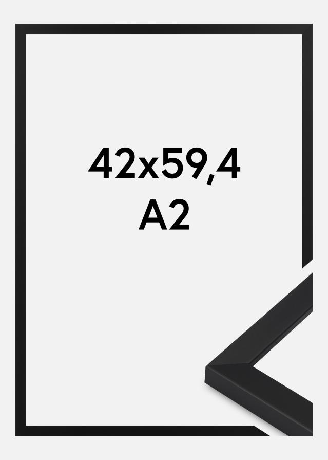 Moldura Oban Vidro acrílico Preto 42x59,4 cm (A2)