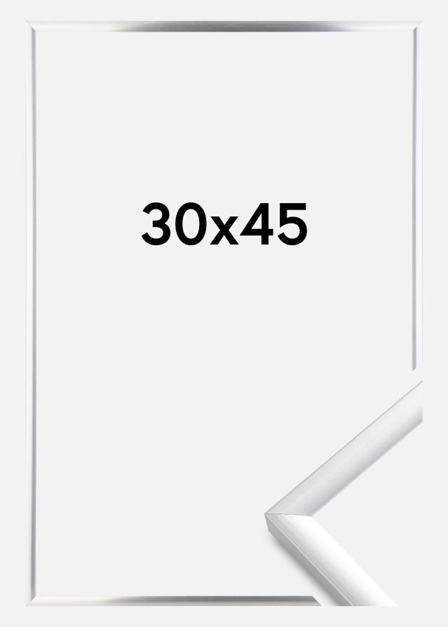 Moldura New Lifestyle Prateado 30x45 cm