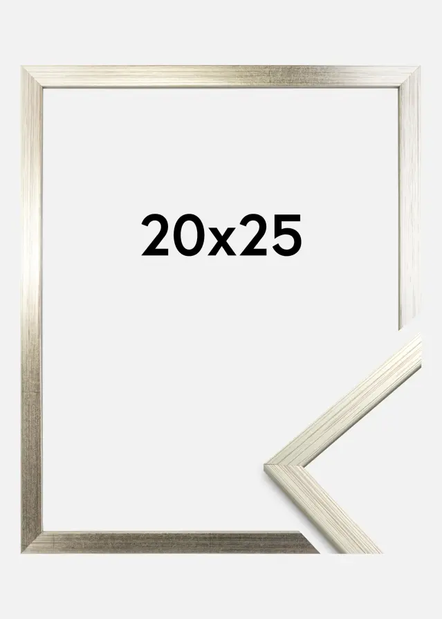 Moldura Edsbyn Prateado 20x25 cm