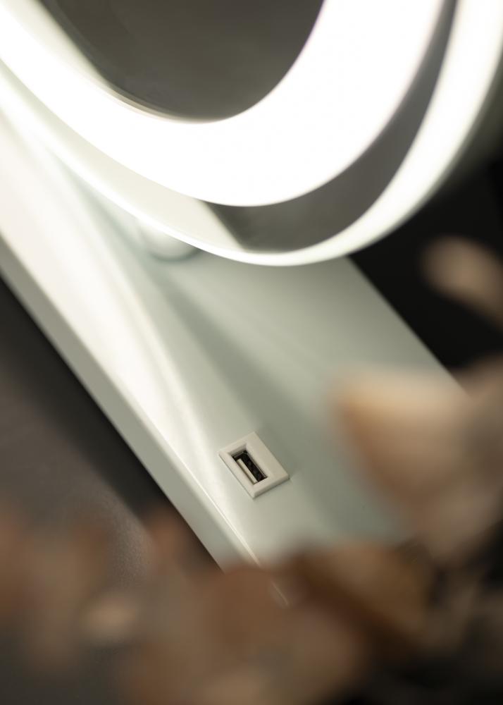 KAILA Espelho para toucador Round LED Branco 50 cm Ø