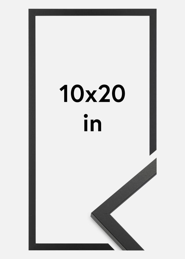 Moldura Trendy Vidro Acrílico Preto 10x20 inches (25,4x50,8 cm)