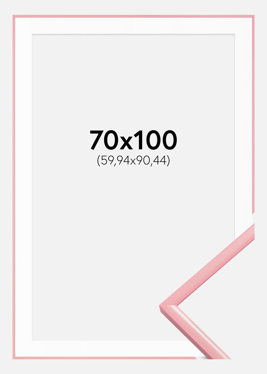 Product Image for Moldura New Lifestyle Cor-de-rosa 70x100 cm - Passe-partout Branco 24x36 inches