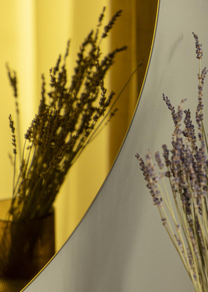 Espelho Rich Yellow 80 cm Ø