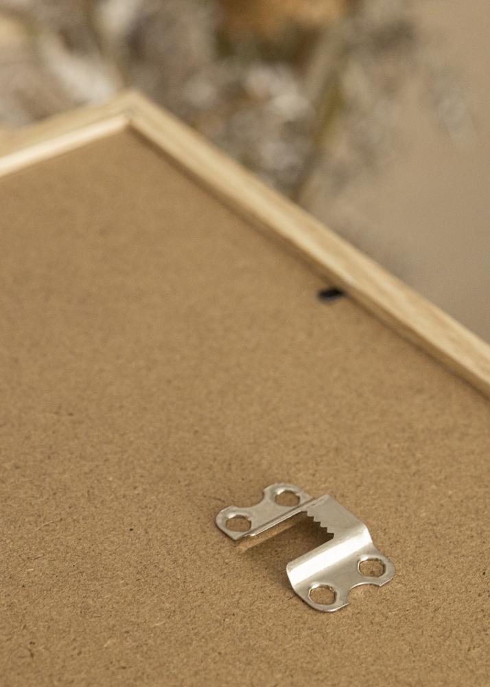 Moldura Trendy Carvalho 50x60 cm - Passe-partout Preto 35x45 cm