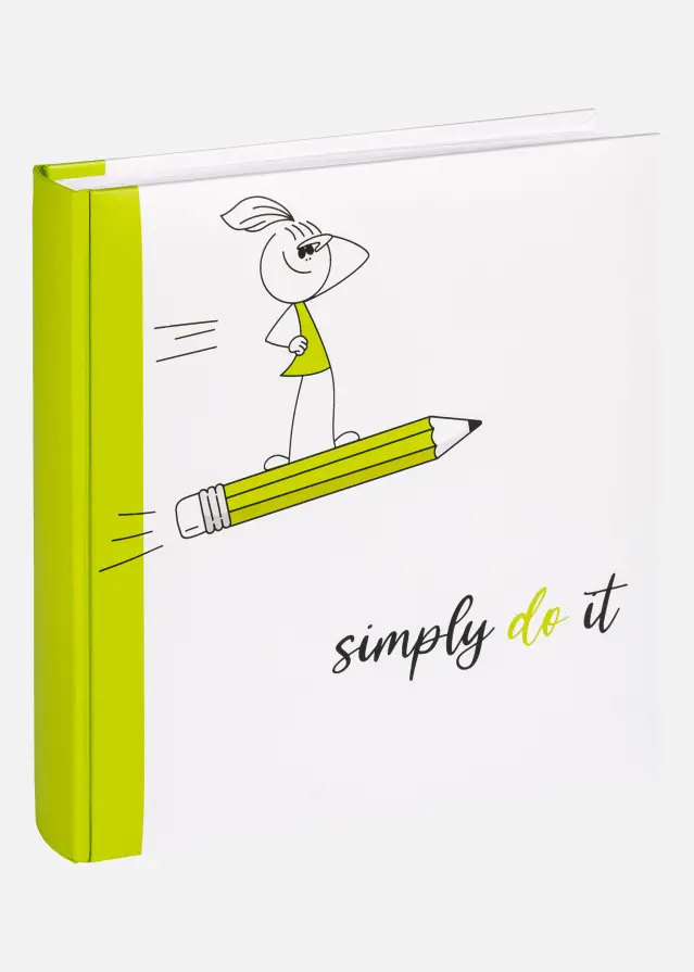 Smart Explorer Girl Álbum de bebé Verde - 22,5x24 cm (50 Páginas brancas)