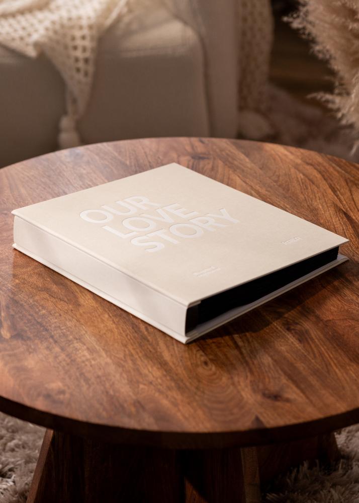 KAILA Álbum de Fotos OUR LOVE STORY Creme - 600 fotos em 10x15 cm