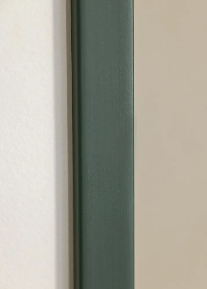 Moldura E-Line Verde 30x40 cm - Passe-partout Branco 21x30 cm