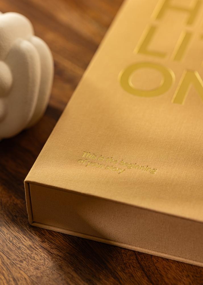 KAILA HI LITTLE ONE Manilla - Coffee Table Photo Álbum (60 Preto Páginas)