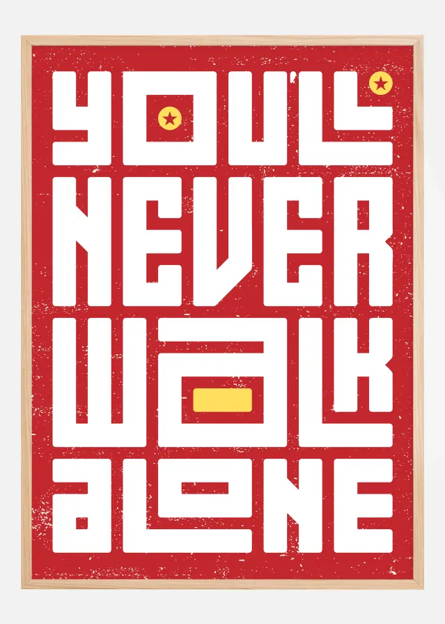 YNWA Text Póster
