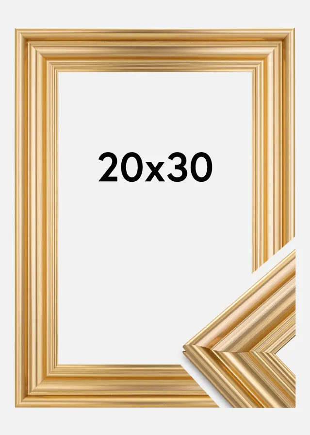 Moldura Charleston Dourado 20x30 cm