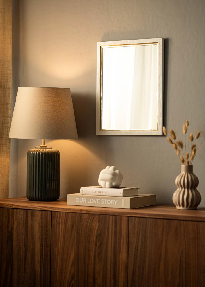 Espelho Leonie Branco - Tamanho personalizável