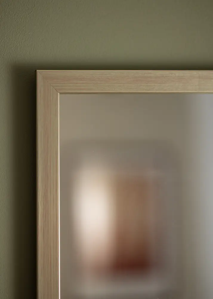 Espelho Prateado Wood 73x103 cm