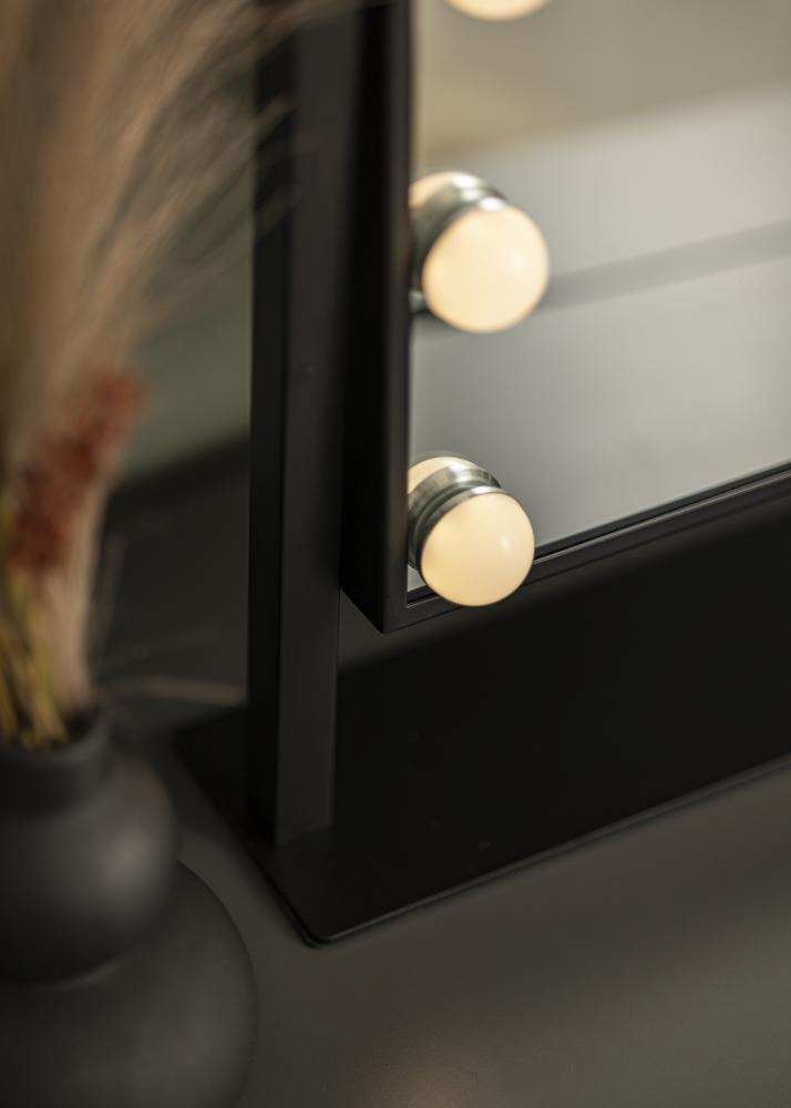 KAILA Espelho para toucador VI Preto- 46x60 cm