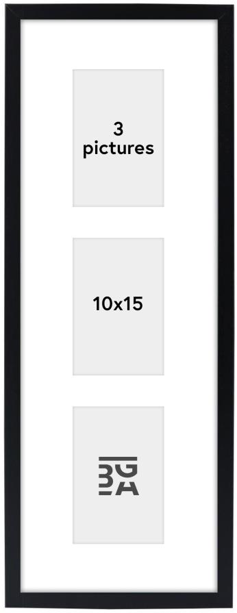 Edsbyn Conjunto de molduras I Preto - 3 Fotografias (10x15 cm)