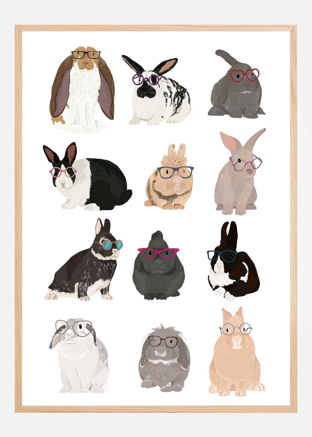 Product Image for Rabbit Family Póster (21x29.7 cm (A4))