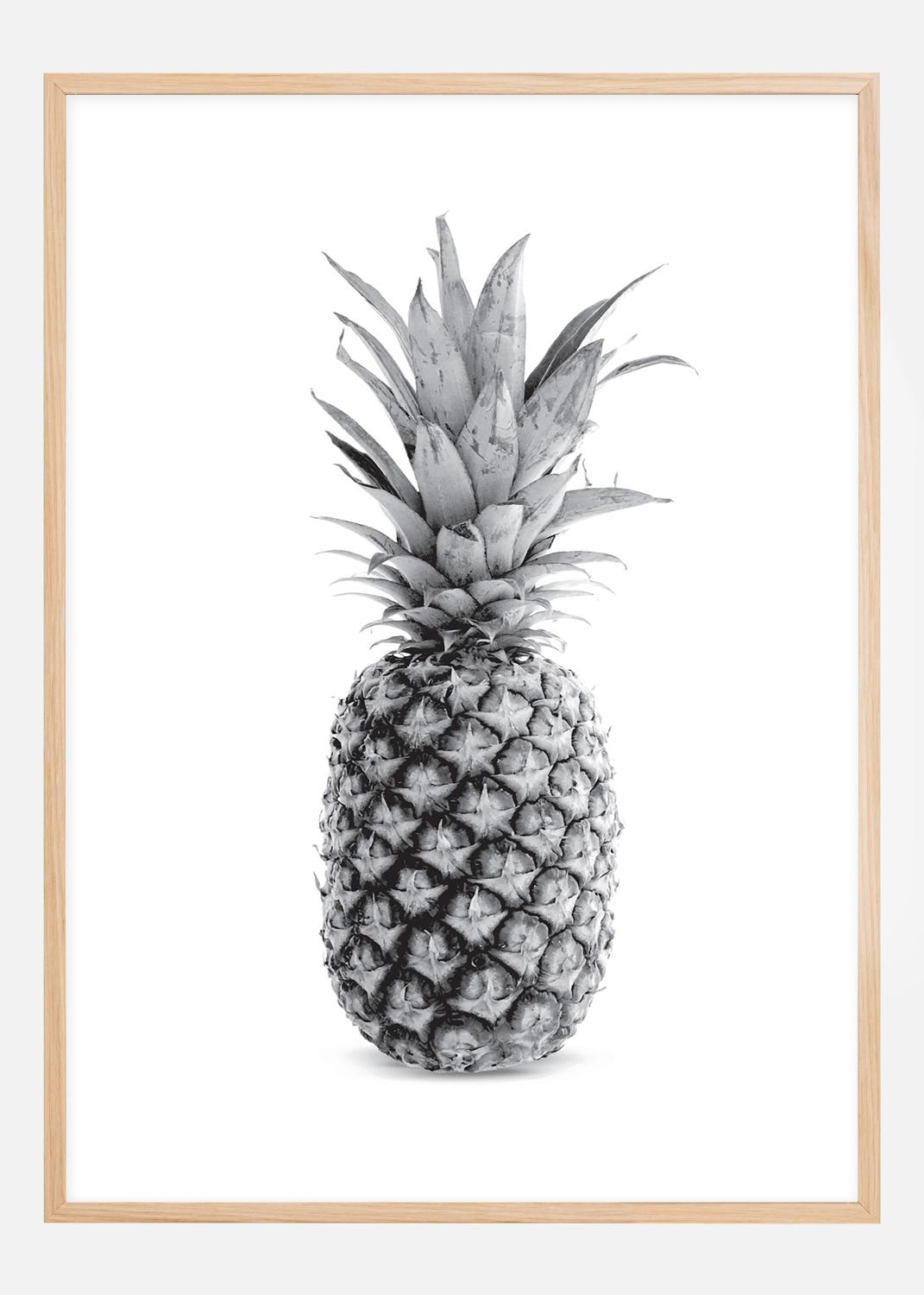 Product Image for Pineapple Grey Póster (21x29.7 cm (A4))