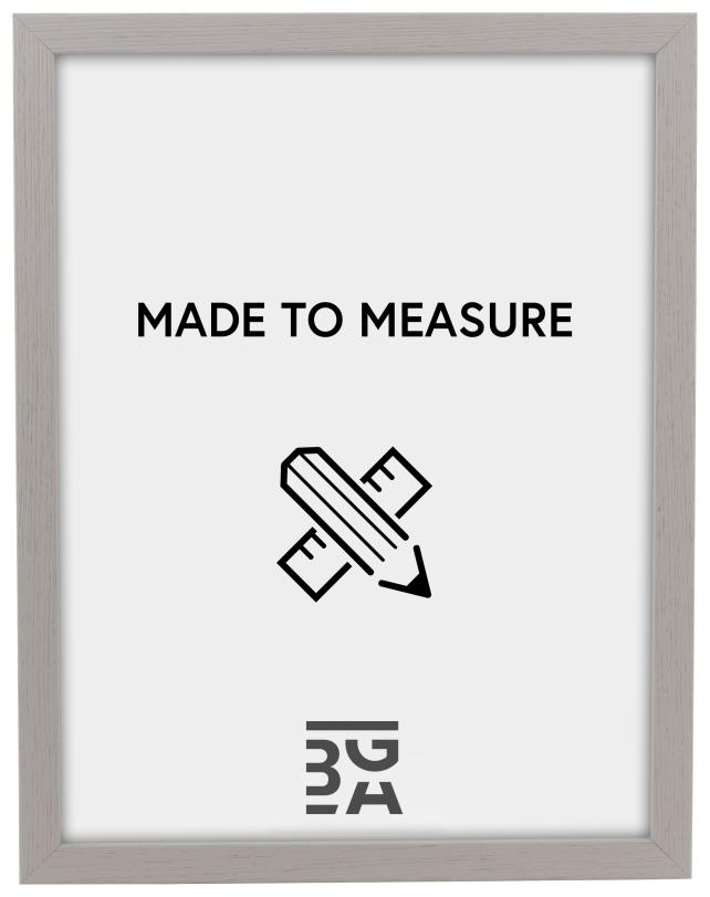 Moldura Bétulaö - LjusCinzento nervurado - Tamanho personalizável