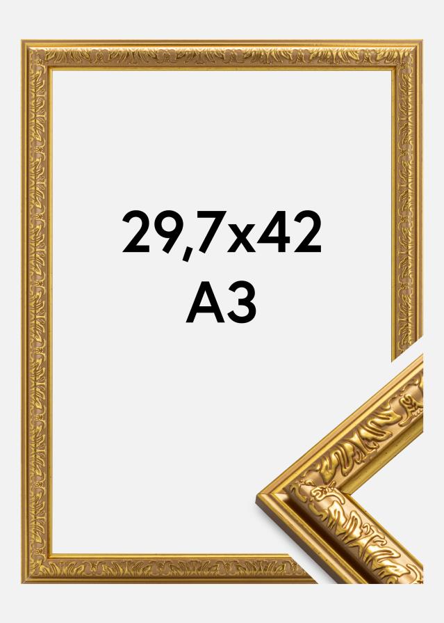 Moldura Nostalgia Dourado 29,7x42 cm (A3)