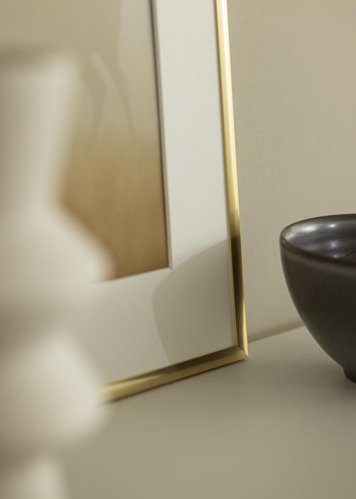 Moldura New Lifestyle Vidro acrílico Shiny Gold 40x50 cm