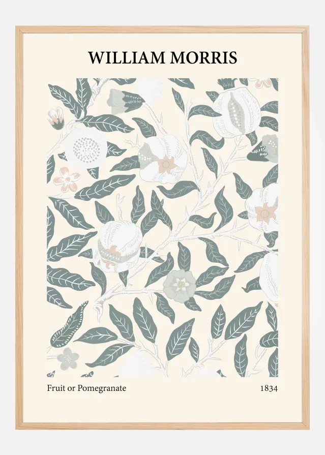 William Morris - Fruit or Pomegranate 1 Póster