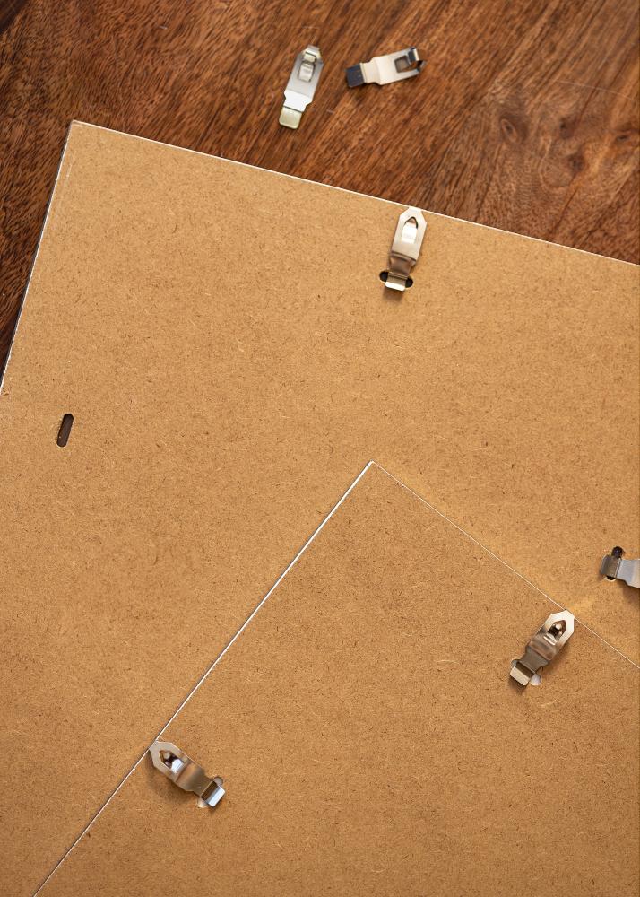 Moldura com mola Mate Vidro antirreflexo 18x24 cm