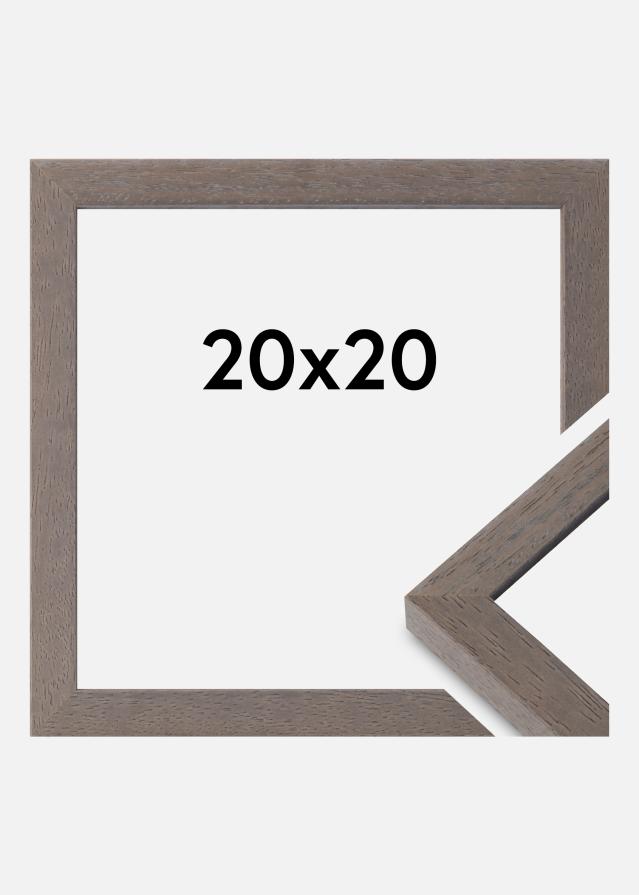 Moldura Hermes Vidro acrílico Cinzento 20x20 cm