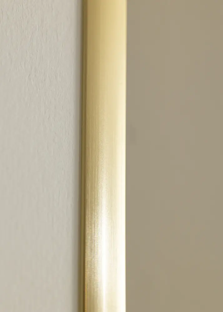Moldura New Lifestyle Shiny Gold 60x80 cm - Passe-partout Branco 50x70 cm