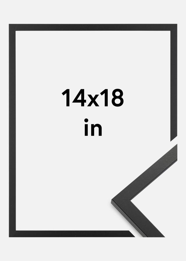 Moldura Trendy Vidro Acrílico Preto 14x18 inches (35,56x45,72 cm)