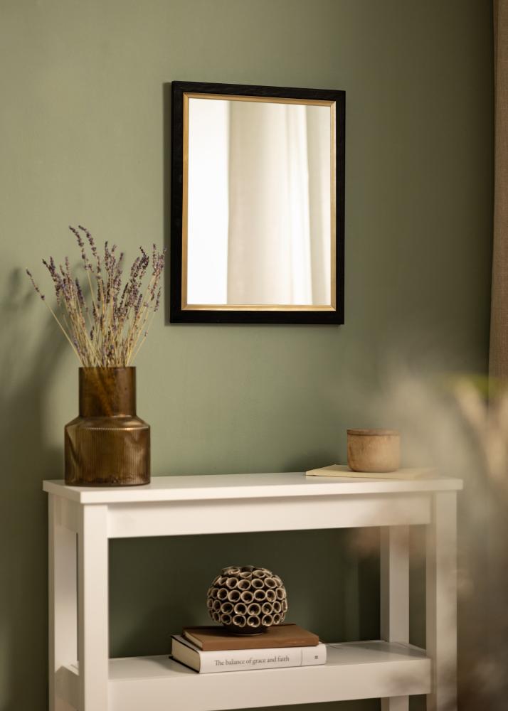 Espelho Leonie Preto - Tamanho personalizável