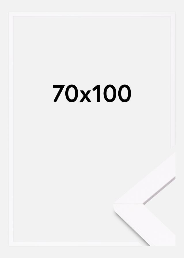 Moldura Deco Vidro acrílico Branco 70x100 cm