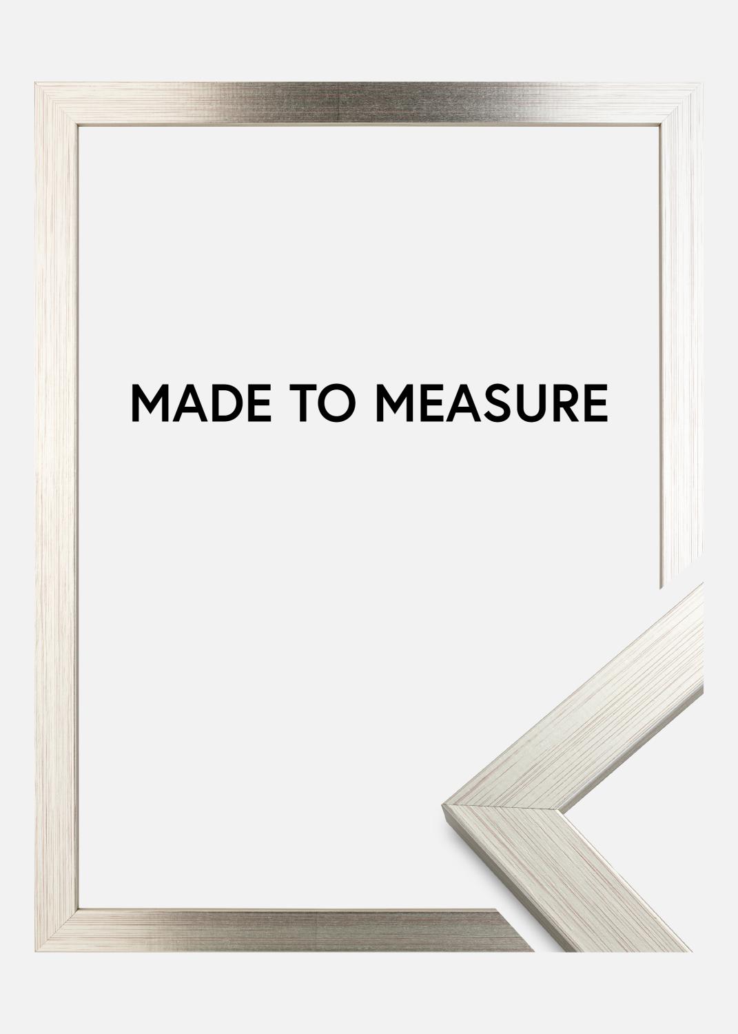 Product Image for Moldura Prateado Wood - Tamanho personalizável (Amostras de molduras)