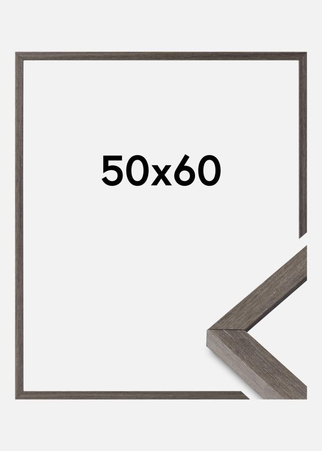 Moldura Ares Vidro acrílico Grey Oak 50x60 cm