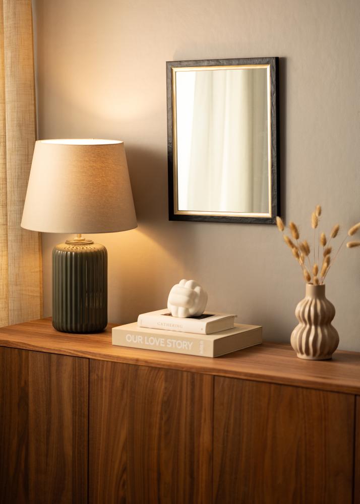 Espelho Leonie Preto - Tamanho personalizável