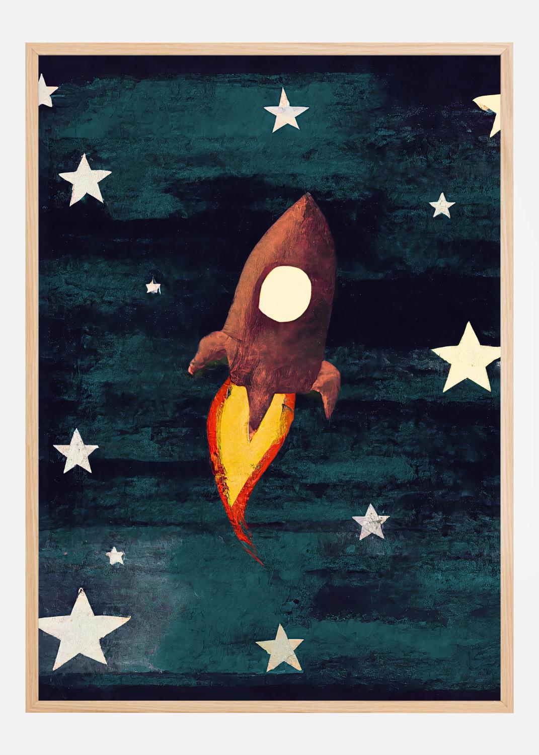 Product Image for Rocket Love Póster (21x29.7 cm (A4))