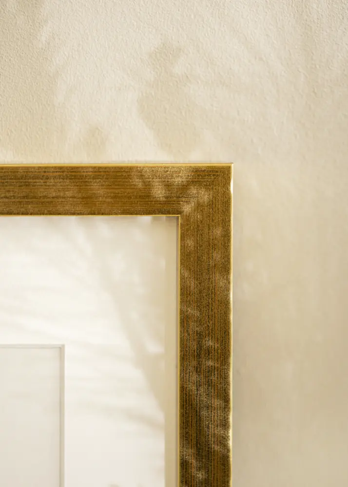 Moldura Blocky Vidro acrílico Dourado 84,1x118,9 cm (A0)