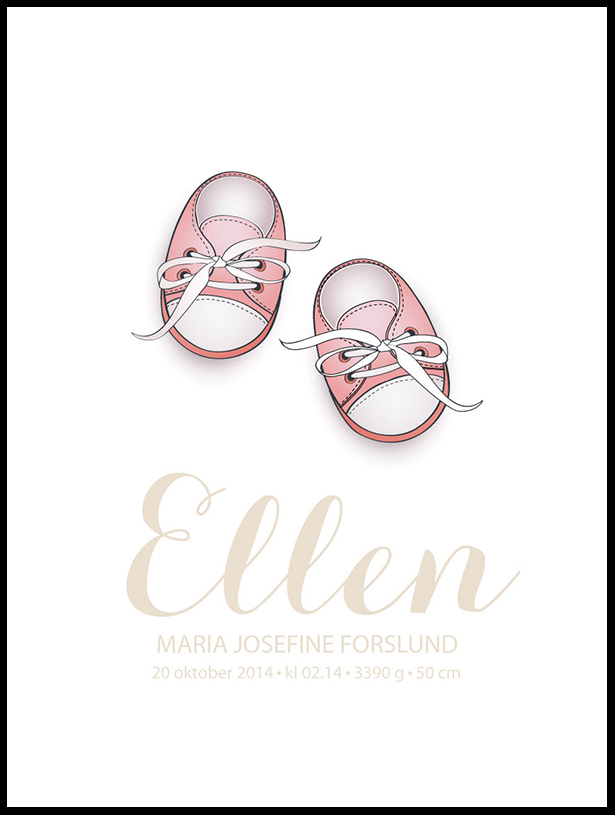 Product Image for Babyskor - Rosa (21x29,7 cm (A4))
