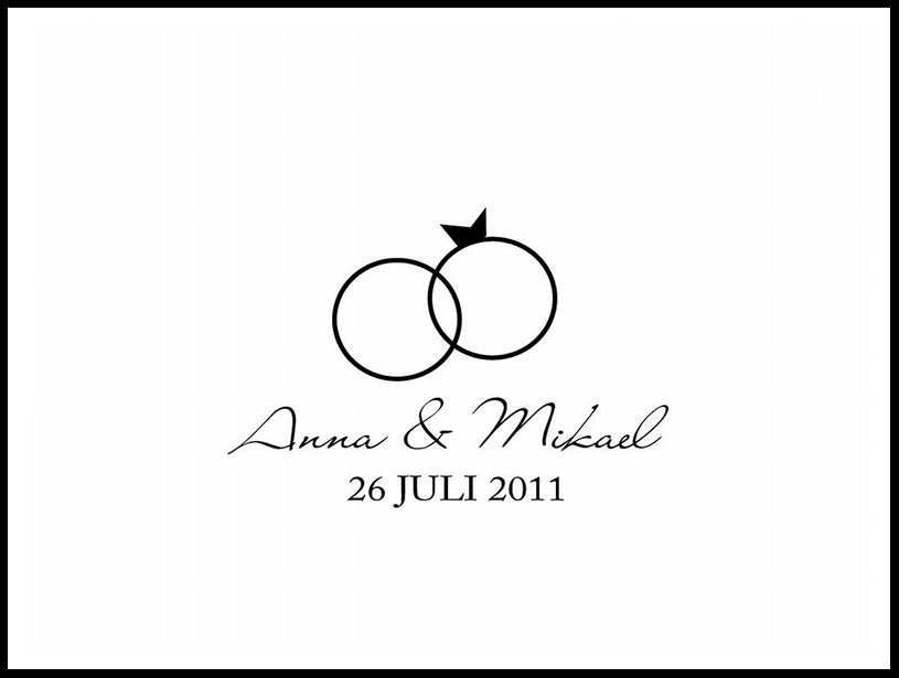 Product Image for Wedding Ring I - Black (21x29,7 cm (A4))