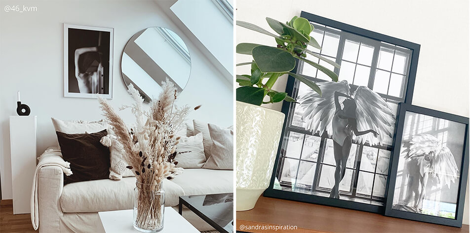 Ramar till svartvita foton