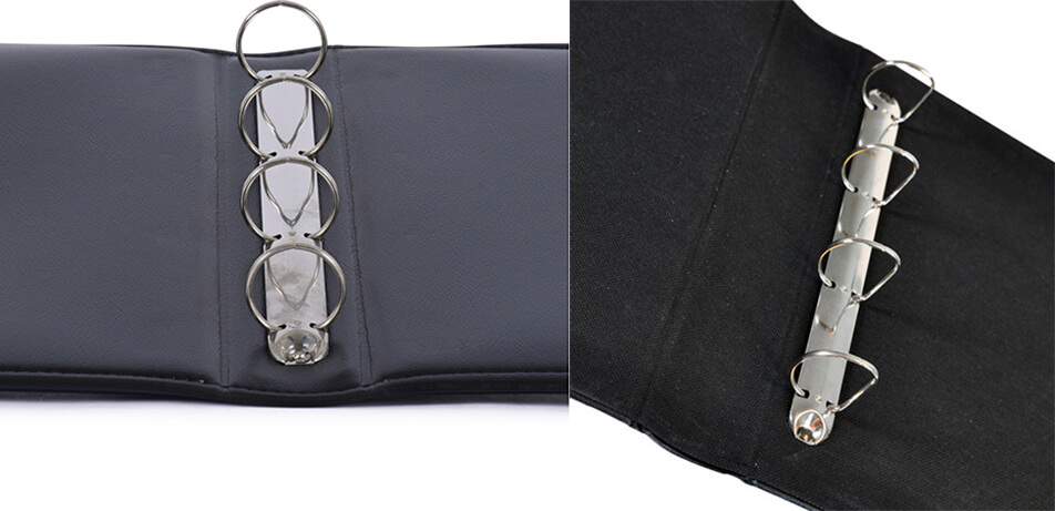 Svarta ringpärmar - fotoalbum med ringpärm