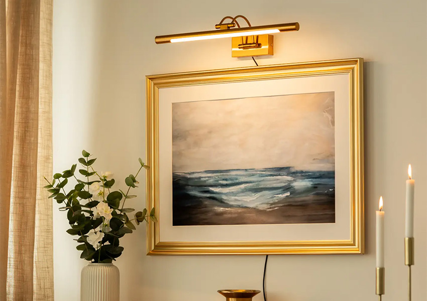 Iluminação para quadros